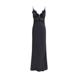 Multicolor Polyester Long Dress