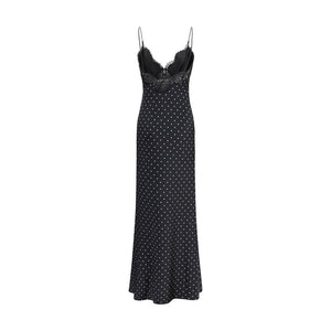 Multicolor Polyester Long Dress