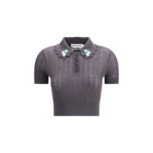 Gray Wool Blouse