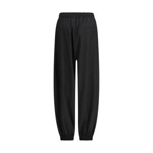 Black Polyester Joggers (Workout Pants)