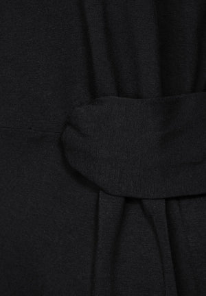 Black Viscose Casual Dress