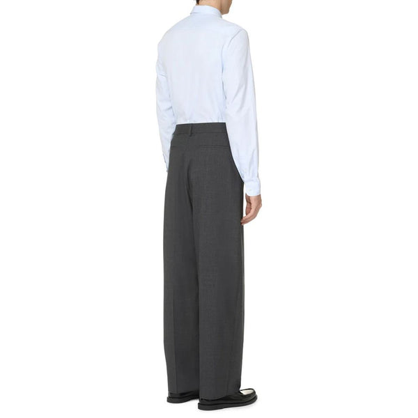 Blue Cotton Dress Shirt