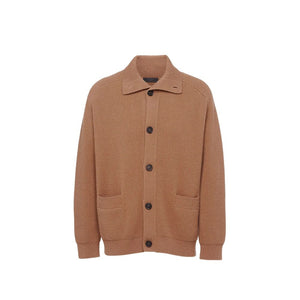 Brown Cashmere Cardigan