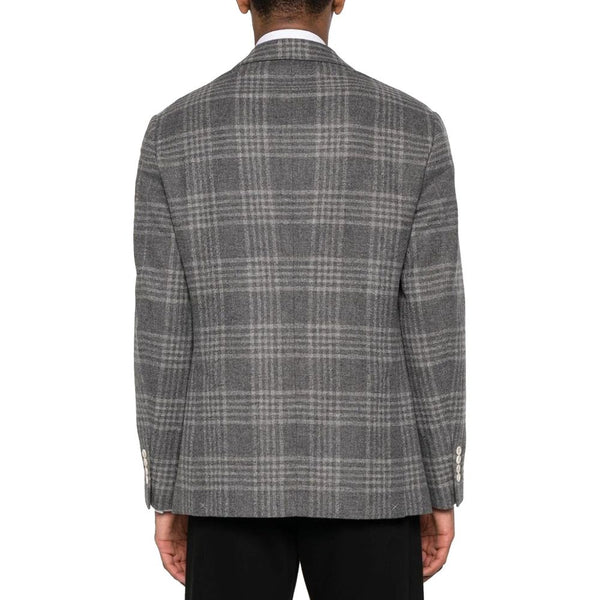 Gray Cashmere Blazer