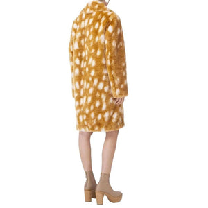 Beige Lambskin Coat