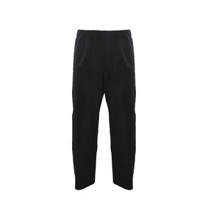 Black Cotton Casual Pants