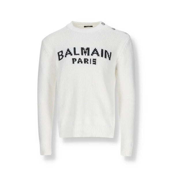 White Cotton Sweatshirt