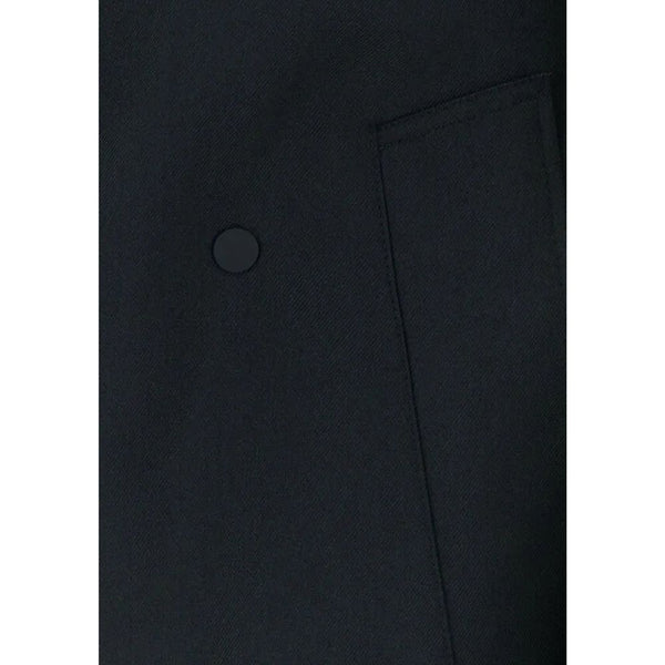 Black Polyester Coat
