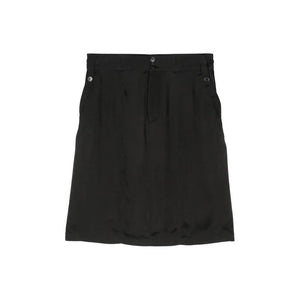 Black Copper Mini Skirt
