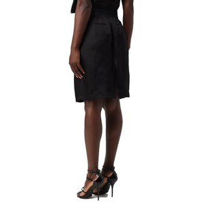 Black Copper Mini Skirt