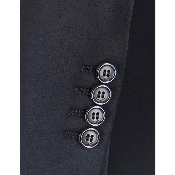 Black Acetate Coat