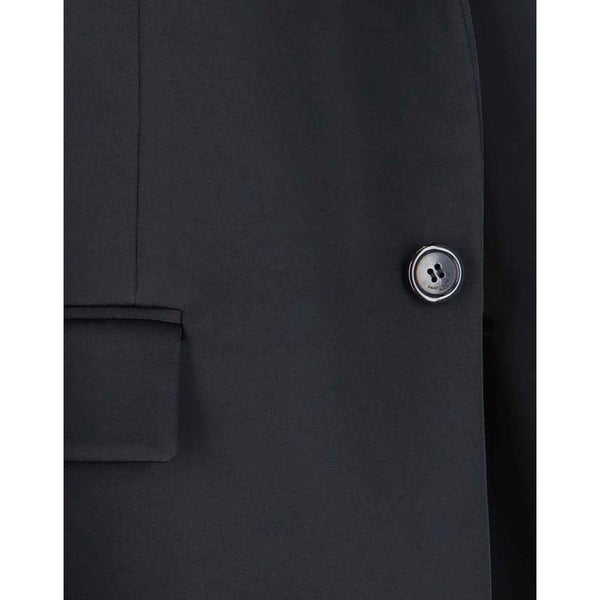 Black Acetate Coat