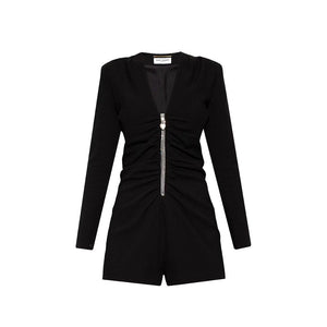 Black Acetate Jumpsuit