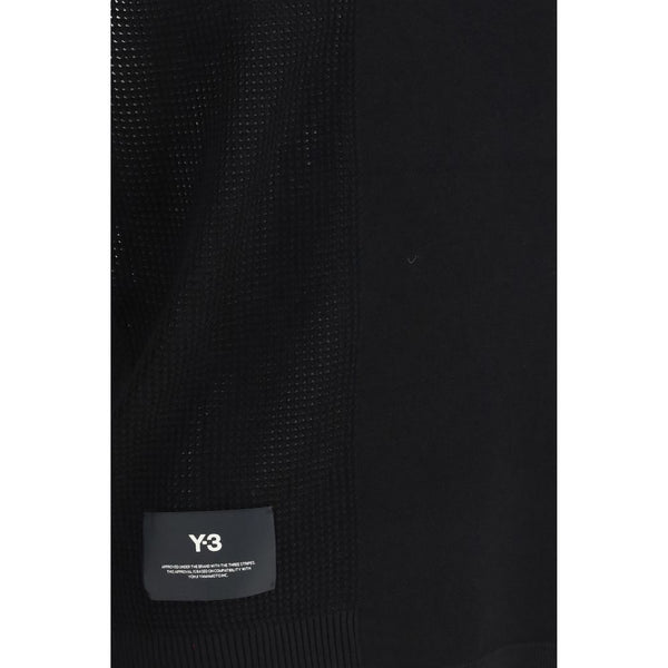 Black Cotton Sleeveles Sweater
