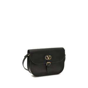 Black Calf Leather Bos Taurus Shoulder Bag