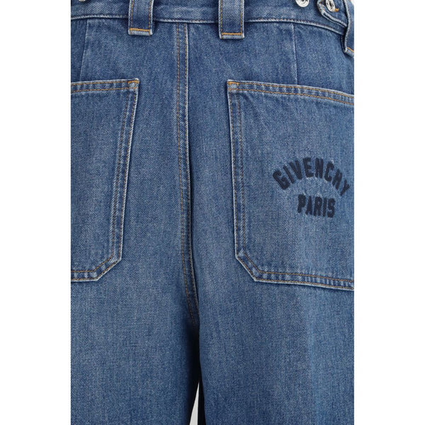 Blue Cotton Jeans Denim