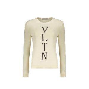 Beige Cotton Sweater