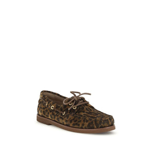 Multicolor Calf Leather Bos Taurus Slip-On Loafers