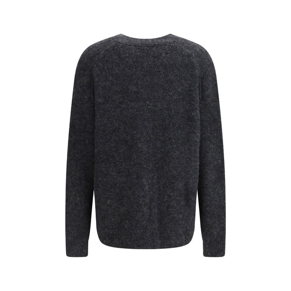 Gray Alpaca Vicugna Pacos Cardigan