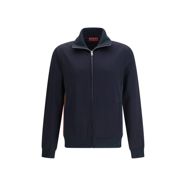 Blue Polyester Shell Jacket