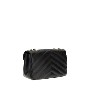 Black Calf Leather Bos Taurus Shoulder Bag