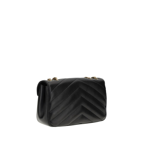 Black Calf Leather Bos Taurus Shoulder Bag
