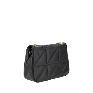 Black Calf Leather Bos Taurus Shoulder Bag
