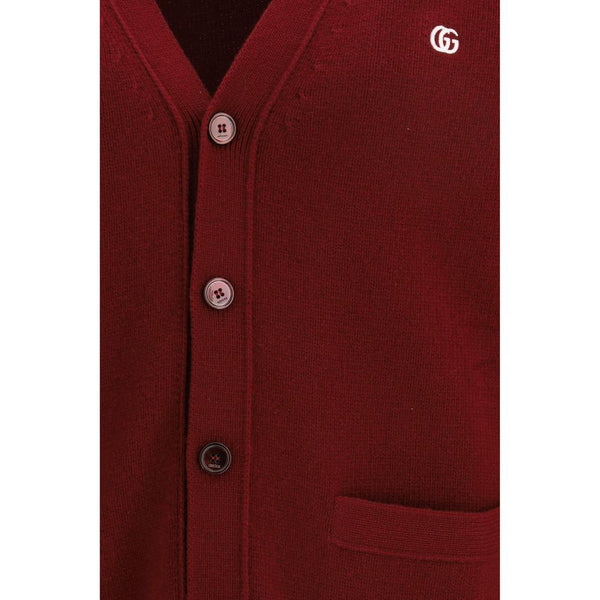 Bordeaux Wool Cardigan