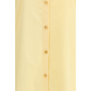 Bicolor Cotton Casual Dress