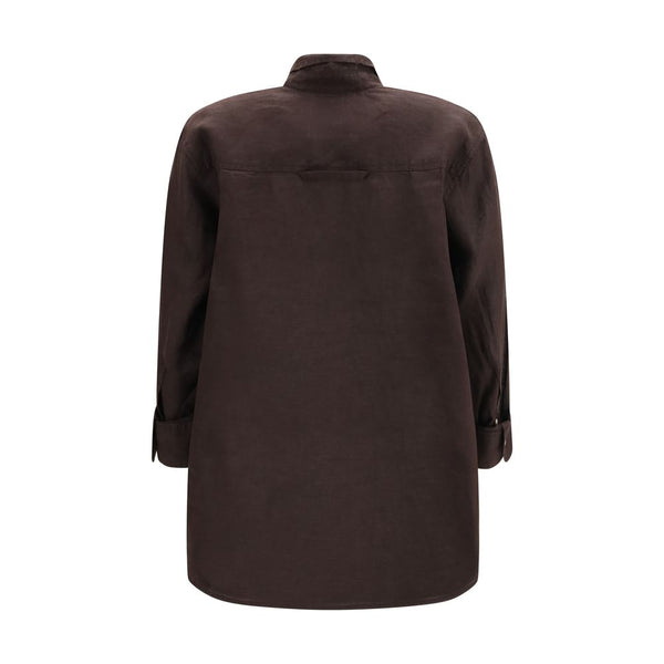 Brown Linen Shirt