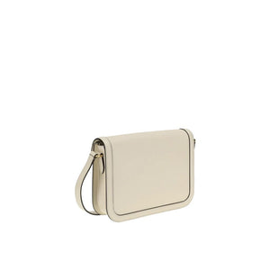 White Leather Shoulder Bag