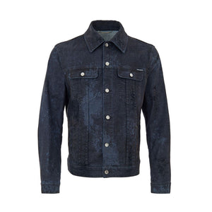 Gray Cotton Denim Jacket