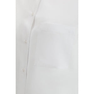 White Cotton Dress Shirt