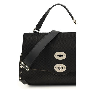 Black Calf Leather Bos Taurus Handbag
