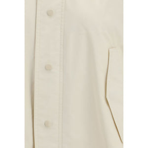 Beige Cotton Rain Coat