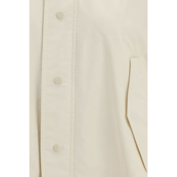 Beige Cotton Rain Coat