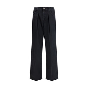 Black Cotton Jeans Denim