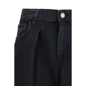 Black Cotton Jeans Denim