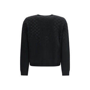 Black Wool Cardigan