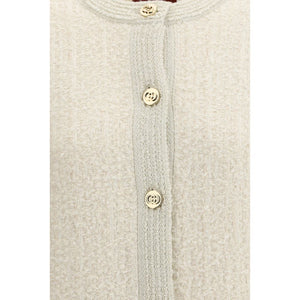 Beige Wool Cardigan