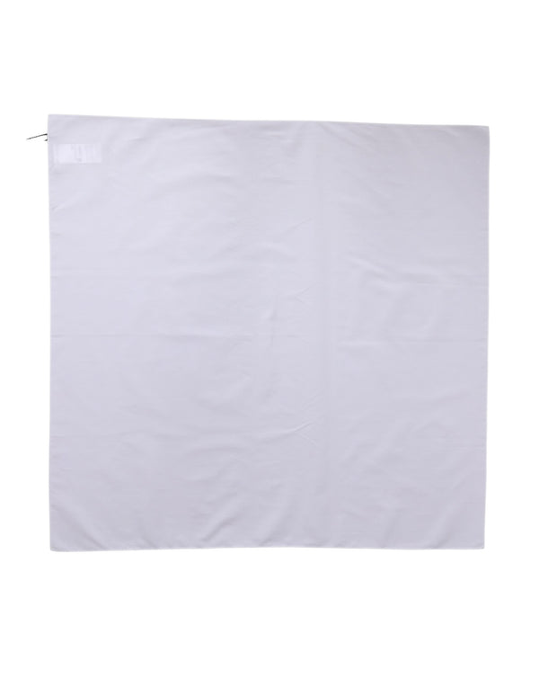 White Cotton Wrap Square Shawl Stole 71cm x 70cm  Scarf