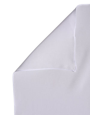 White Silk Neck Wrap Shawl Stole 200cm x 64cm  Scarf