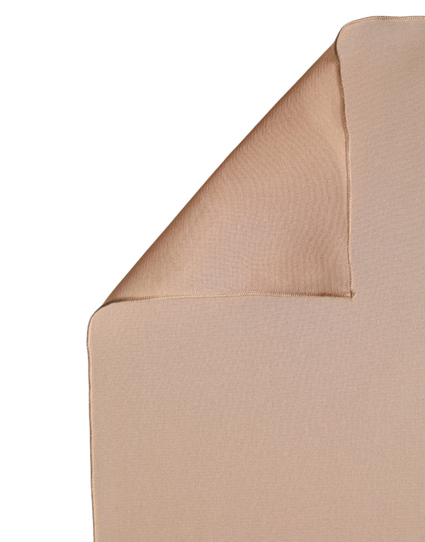Beige Silk Neck Wrap Shawl Women Stole 200cm x 64cm Scarf