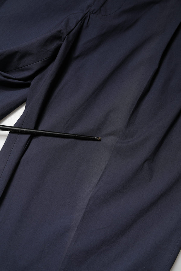 DarkBlue Wool Straight Formal Dress Trouser Pants