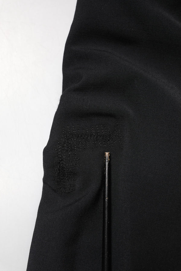 Black MARTINI Single Breasted Tuxedo Blazer