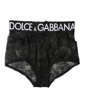 Black Logo Girdle High Waist Panty Underwear