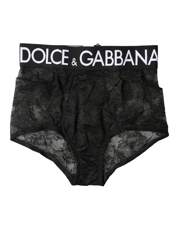 Black Logo Girdle High Waist Panty Underwear