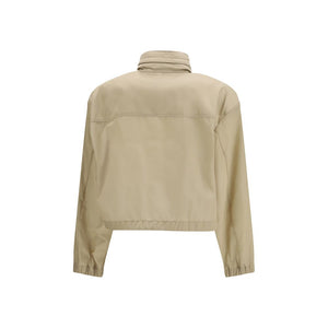 Beige Recycled Polyamide Shell Jacket