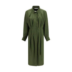 Bicolor Cotton Casual Dress