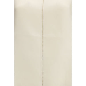 Beige Silk T-Shirt